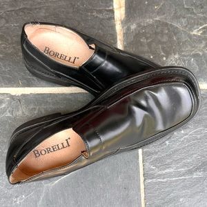 Borelli Men’s Mark Slip On Black Oxford (Size 12)